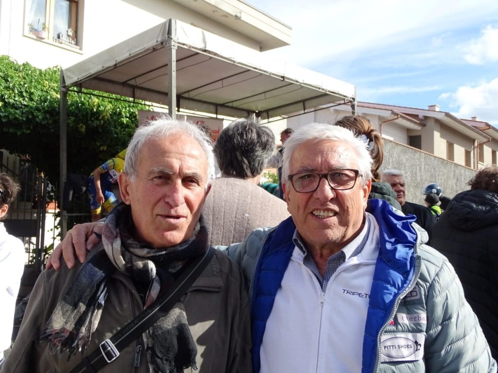 Daniele Masiani, direttore sportivo della polisportiva tripetetolo seanese con Bitossi